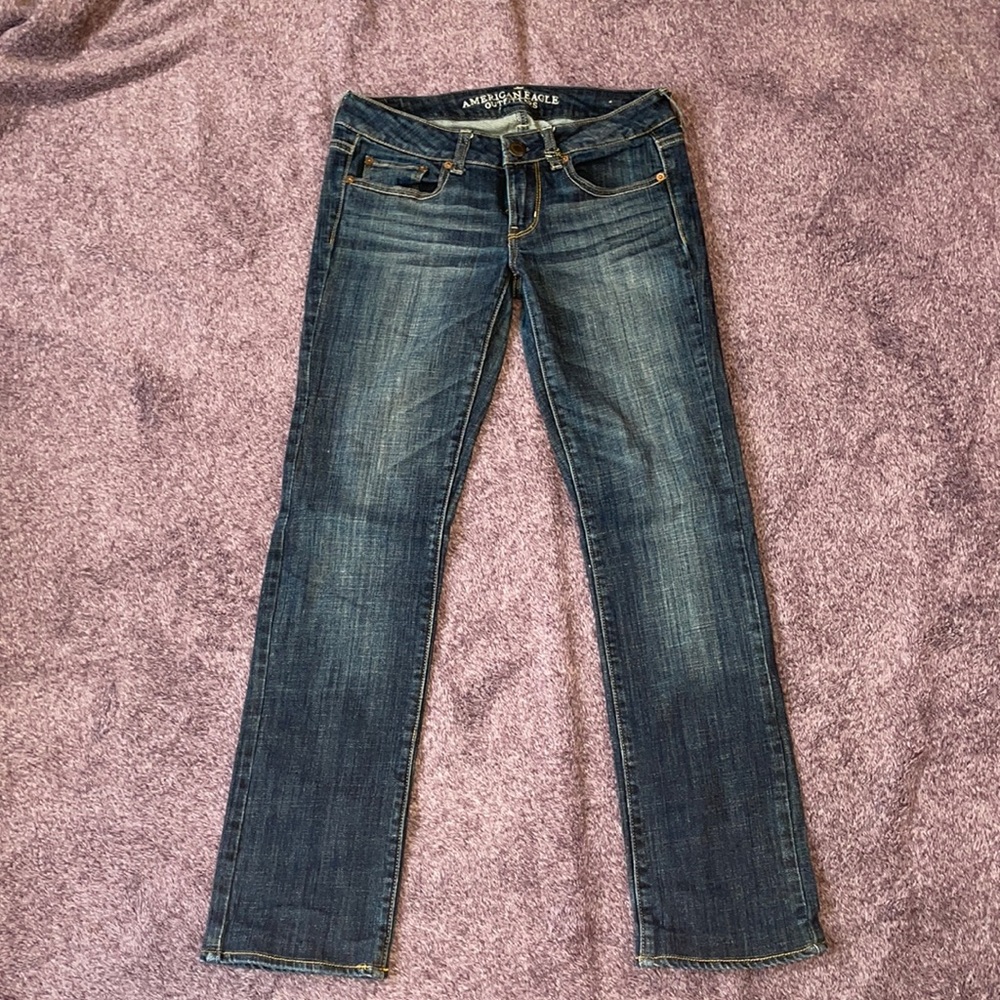 Vintage low wasted American Eagle jeans
